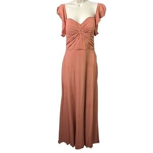 Mori Lee 21651 Off The Shoulder Bridesmaid Dress Sz 10